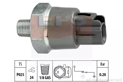 Датчик тиску оливи Toyota Rav4/Honda Accord 1.0-4.4 88- (M1/8) 0.20 bar EPS 1.800.114