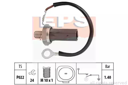 Датчик тиску оливи VW Golf V 2.0FSi/GTi 04-09 (1.40 bar) (з кабелем) EPS 1.800.159