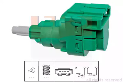 Датчик педалі гальма VW T4/T5/Caddy II 1.9-2.5D 90-15 (4-х конт.) EPS 1.810.230