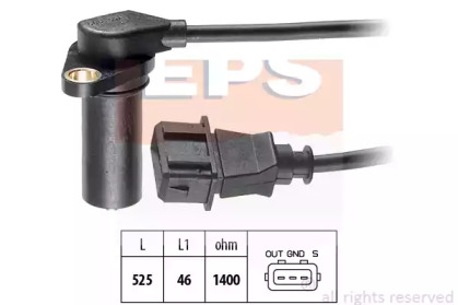 Датчик положення колінвалу VW Caddy II/Golf III/IV 1.9TDI/SDI 93-04 EPS 1.953.068
