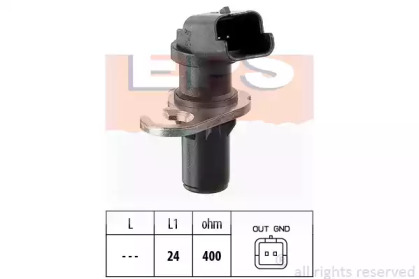Датчик положення колінвала Citroen Berlingo/Peugeot Partner 1.6i 00- EPS 1.953.305