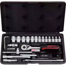 Комплект торцевих ключів 1/4" 25 шт KS TOOLS 911.0625