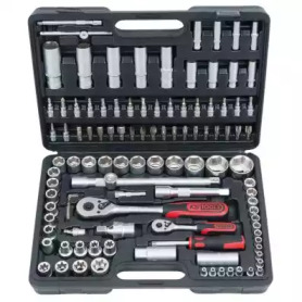 Комплект торцевих ключів 1/4"+1/2" 108 шт KS TOOLS 911.0708