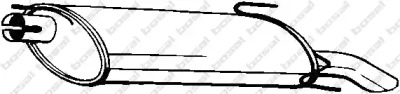 Глушитель BOSAL 185-221