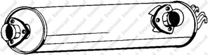 Глушитель BOSAL 233-555