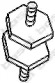 Гумка глушника BOSAL 255-333