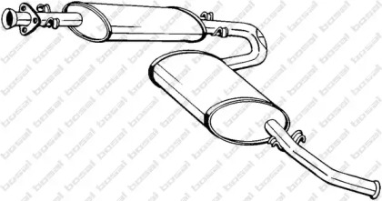 Глушитель BOSAL 283-411