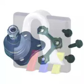 Опора кульова (передня/знизу/L) Audi A3/Seat Toledo/Leon/Skoda Octavia/VW Golf IV 96-10 RTS 93-00955-256