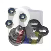 Опора кульова (передня/знизу/L) Audi 80 91-96/Coupe 88-96 (d=19mm) RTS 93-05940-056