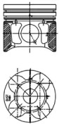 Поршень KOLBENSCHMIDT 40179610