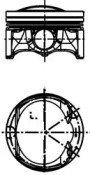 Поршень KOLBENSCHMIDT 40761620