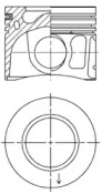 Поршень KOLBENSCHMIDT 41072620