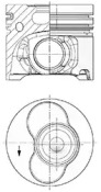 Поршень KOLBENSCHMIDT 41092600