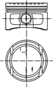 Поршень VW Caddy II/III 1.4 00-06 (76.51mm/STD) KOLBENSCHMIDT 99562600