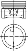 Поршень Smart Cabrio/City-Coupe/Crossblade 0.6 98- M160 (64.00mm/+0.50) KOLBENSCHMIDT 99455620