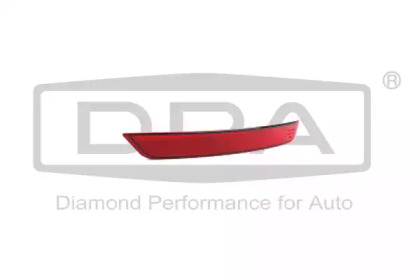 Світловідбивач бампера (заднього) VW Golf VI 2.0 GTi 09-12 (R) DPA 89450619402