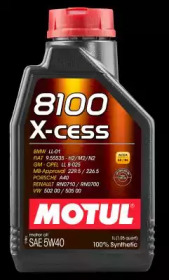 Масло 8100 X-CESS 5W40 Motul 102784