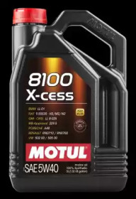 MOTUL 8100 X-CESS 5W-40 5 л. 102870