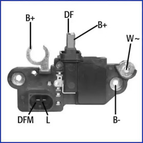 Реле генератора (14.5V) VW LT/T4 2.5TDI 96-06 (HÜCO) (снято с производства) HITACHI 130570