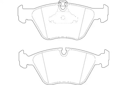 Комплект гальмівних колодок с 4 шт. дисків WAGNER WBP21676A