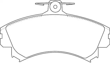 Комплект гальмівних колодок с 4 шт. дисків WAGNER WBP21920A