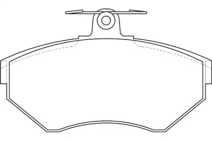 Комплект гальмівних колодок з 4 шт. дисків WAGNER WBP21945A