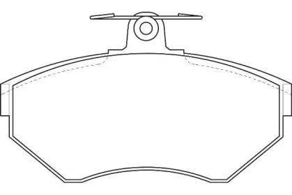Комплект гальмівних колодок з 4 шт. дисків WAGNER WBP21945C