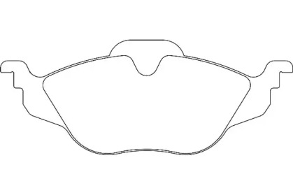 Комплект гальмівних колодок з 4 шт. дисків WAGNER WBP23063A