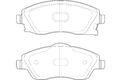 Комплект гальмівних колодок з 4 шт. дисків WAGNER WBP23225A
