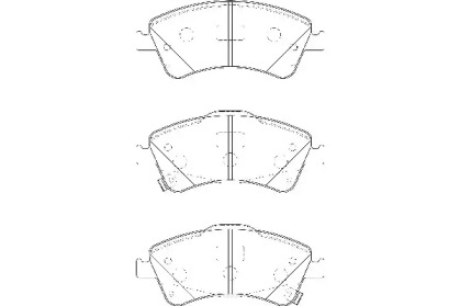 Комплект гальмівних колодок з 4 шт. дисків WAGNER WBP24204A