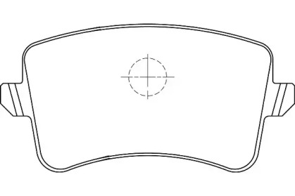 Комплект гальмівних колодок с 4 шт. дисків WAGNER WBP24606A