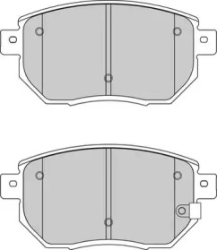 Комплект гальмівних колодок с 4 шт. дисків WAGNER WBP24056A