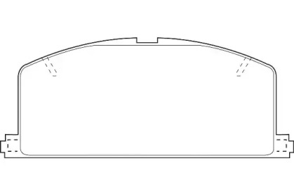 Комплект гальмівних колодок з 4 шт. дисків WAGNER WBP20870A