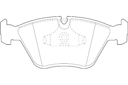 Комплект гальмівних колодок з 4 шт. дисків WAGNER WBP20968A