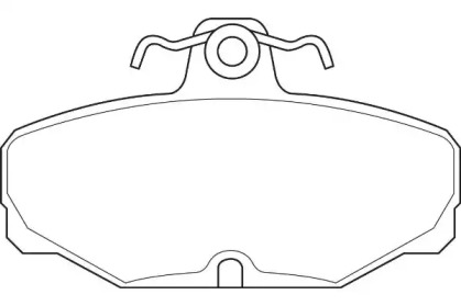 Комплект гальмівних колодок з 4 шт. дисків WAGNER WBP20981A