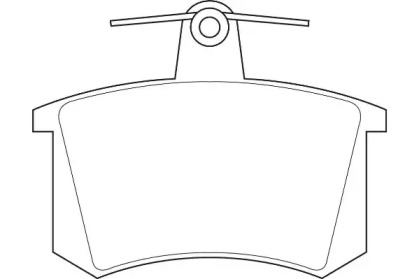 Комплект гальмівних колодок с 4 шт. дисків WAGNER WBP21144A