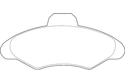Комплект гальмівних колодок з 4 шт. дисків WAGNER WBP21171A