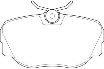 Комплект гальмівних колодок с 4 шт. дисків WAGNER WBP21173A