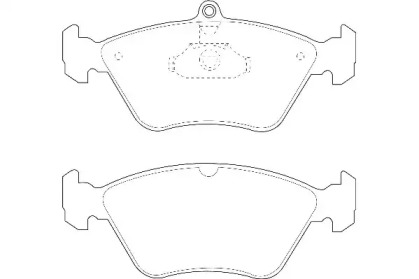 Комплект гальмівних колодок с 4 шт. дисків WAGNER WBP21411A