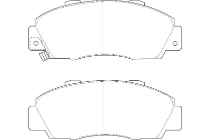 Комплект гальмівних колодок з 4 шт. дисків WAGNER WBP21651A