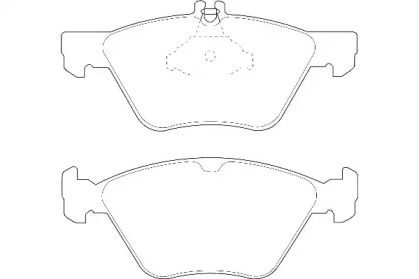 Комплект тормозных колодок WAGNER WBP21670A