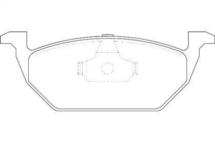 Комплект гальмівних колодок з 4 шт. дисків WAGNER WBP23130B