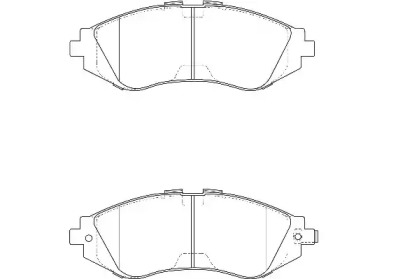 Комплект гальмівних колодок з 4 шт. дисків WAGNER WBP23234A