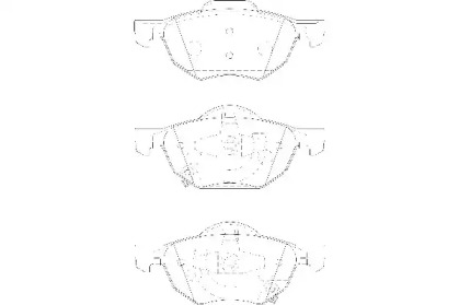 Комплект гальмівних колодок з 4 шт. дисків WAGNER WBP23719A
