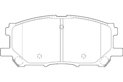 Комплект гальмівних колодок з 4 шт. дисків WAGNER WBP23989A
