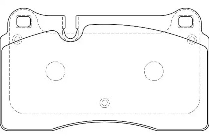 Комплект гальмівних колодок с 4 шт. дисків WAGNER WBP24098A