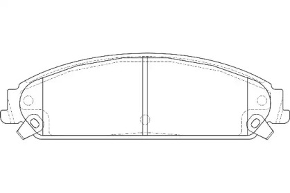 Комплект гальмівних колодок з 4 шт. дисків WAGNER WBP24164A