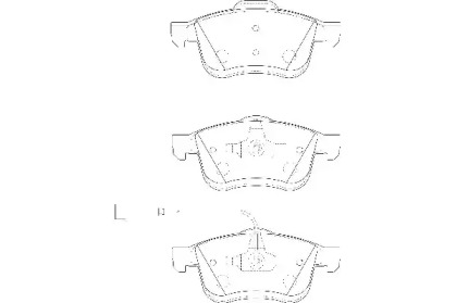 Комплект гальмівних колодок з 4 шт. дисків WAGNER WBP24727A