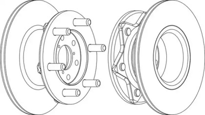 Диск гальмівний WAGNER WGR0089-1