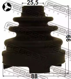 Пильник шруса FEBEST 0115-ACV40T